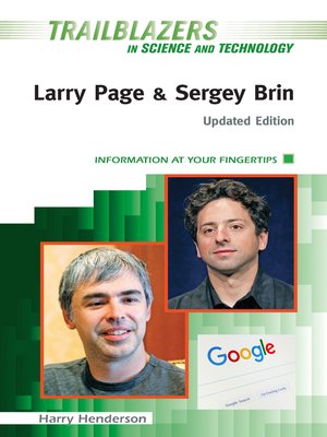 cover image of Larry Page and Sergey Brin